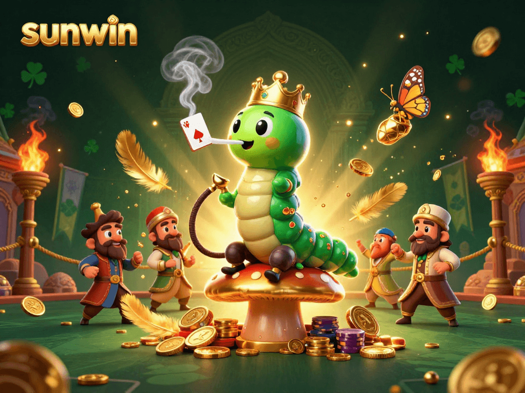 Win big with sunwin and revel in a vibrant 3D casino scene filled with excitement and action.
