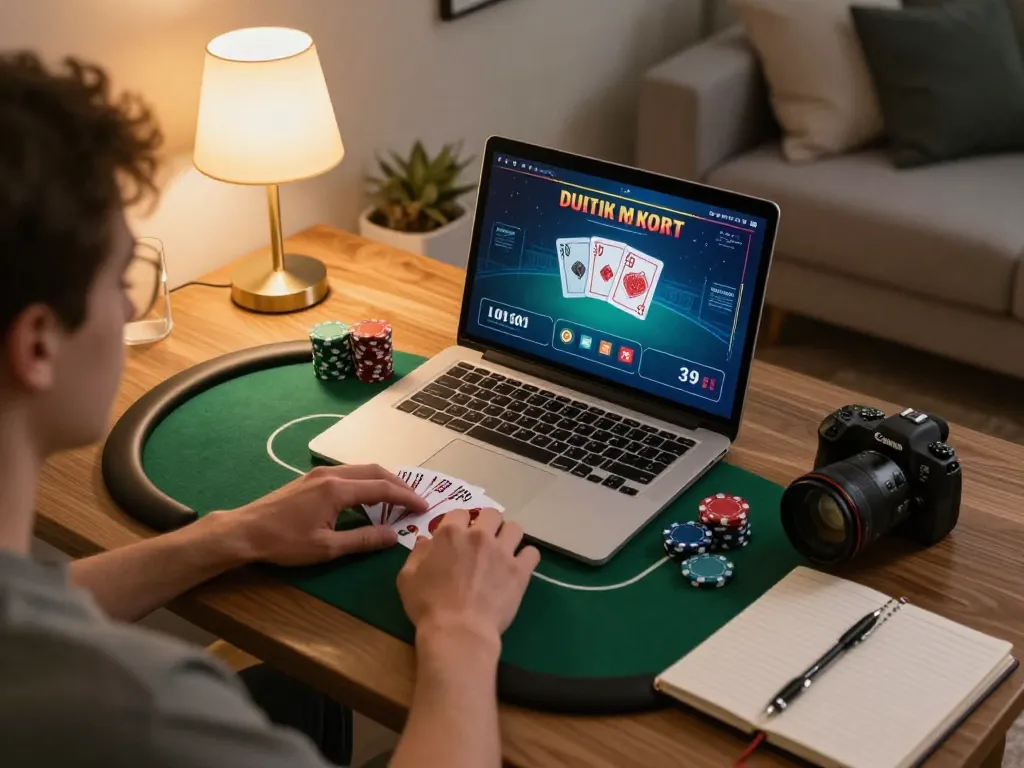 Engaging gameplay experience with ee88go online poker in a cozy living room during strategic session