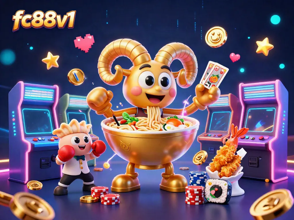Engage with the exciting world of gaming at fc88v1 with vibrant characters and colorful casino elements.