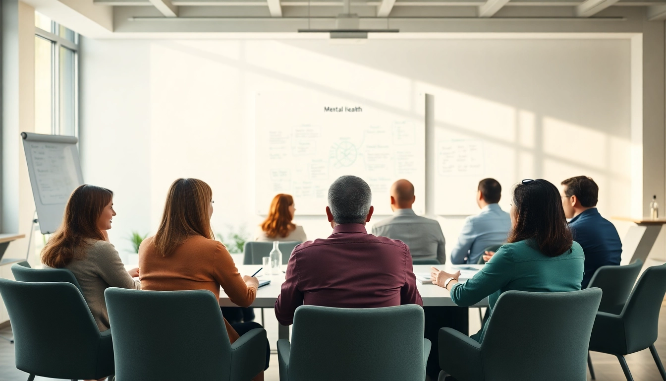 Enhancing mental health awareness in a collaborative workshop environment.