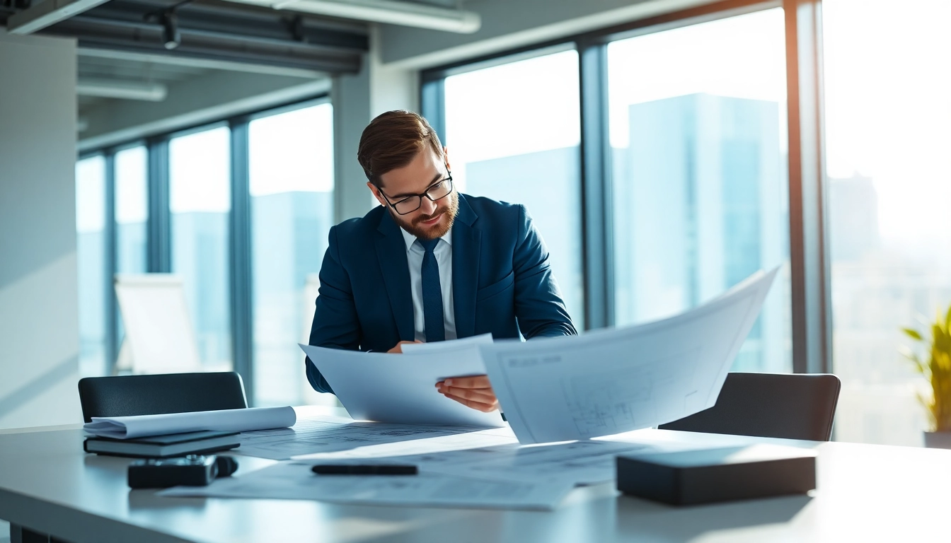 Headhunter Ingenieure bewertet technische Bewerbungen in einem modernen Büroambiente.