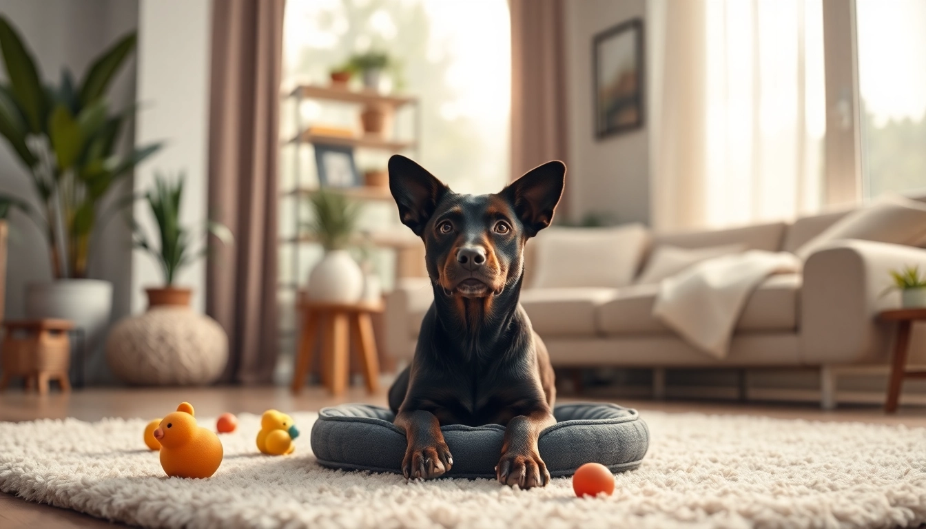 Nagermatte in a cozy home environment with vibrant toys around.