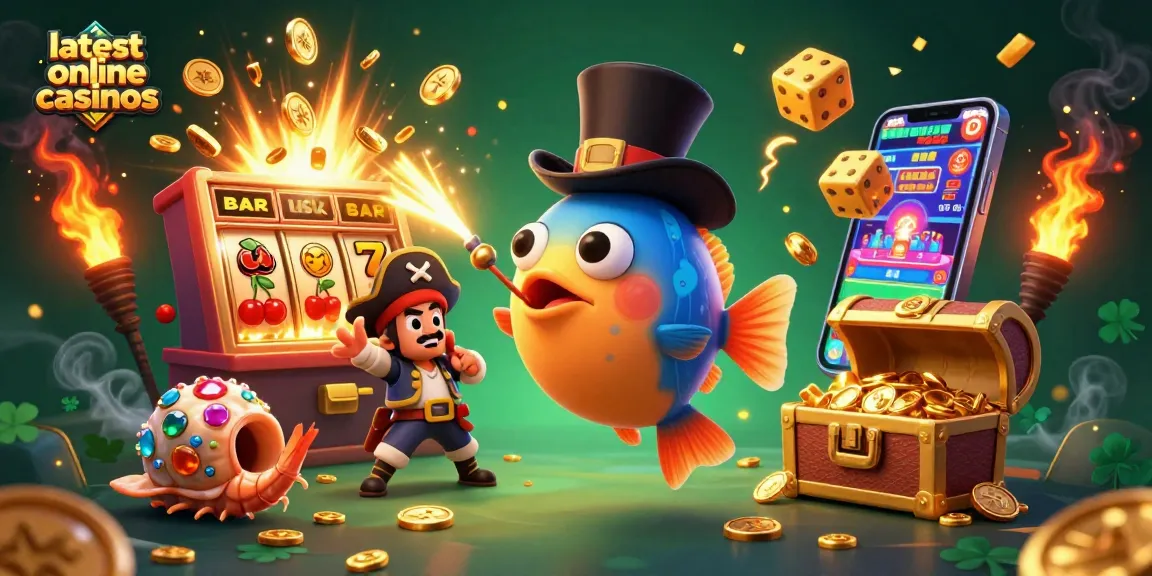 Experience the thrills at latest online casinos with striking 3D characters and dynamic casino elements.