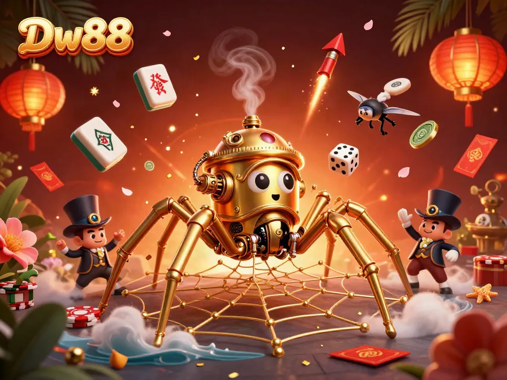 Experience the thrill of Dw88's vibrant casino atmosphere filled with steampunk elements and exciting gaming dynamics.