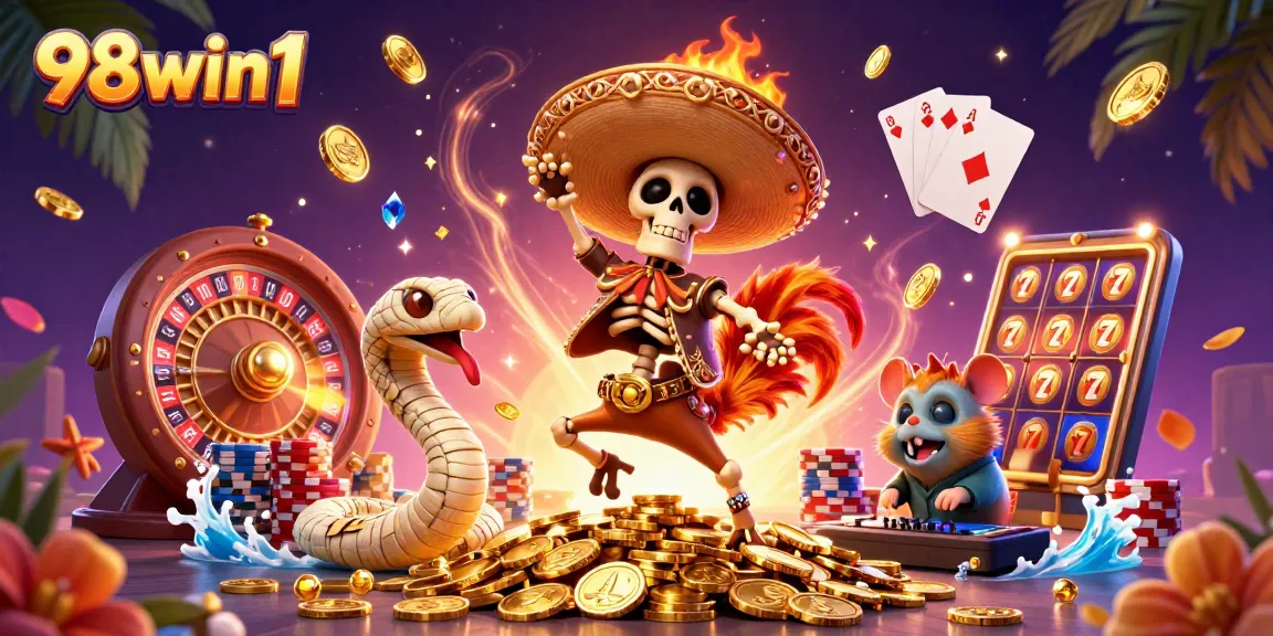 Enjoy the thrill with 98win1 as you spin the roulette and win big!